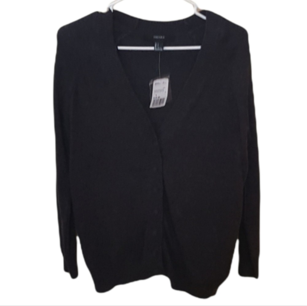 GAP Navy Blue V Neck Button Up Cardigan